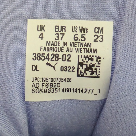 Puma RS-X Sneakers Monochrome Elektro Purple Women's 6.5 Running System - Picture 12 of 13